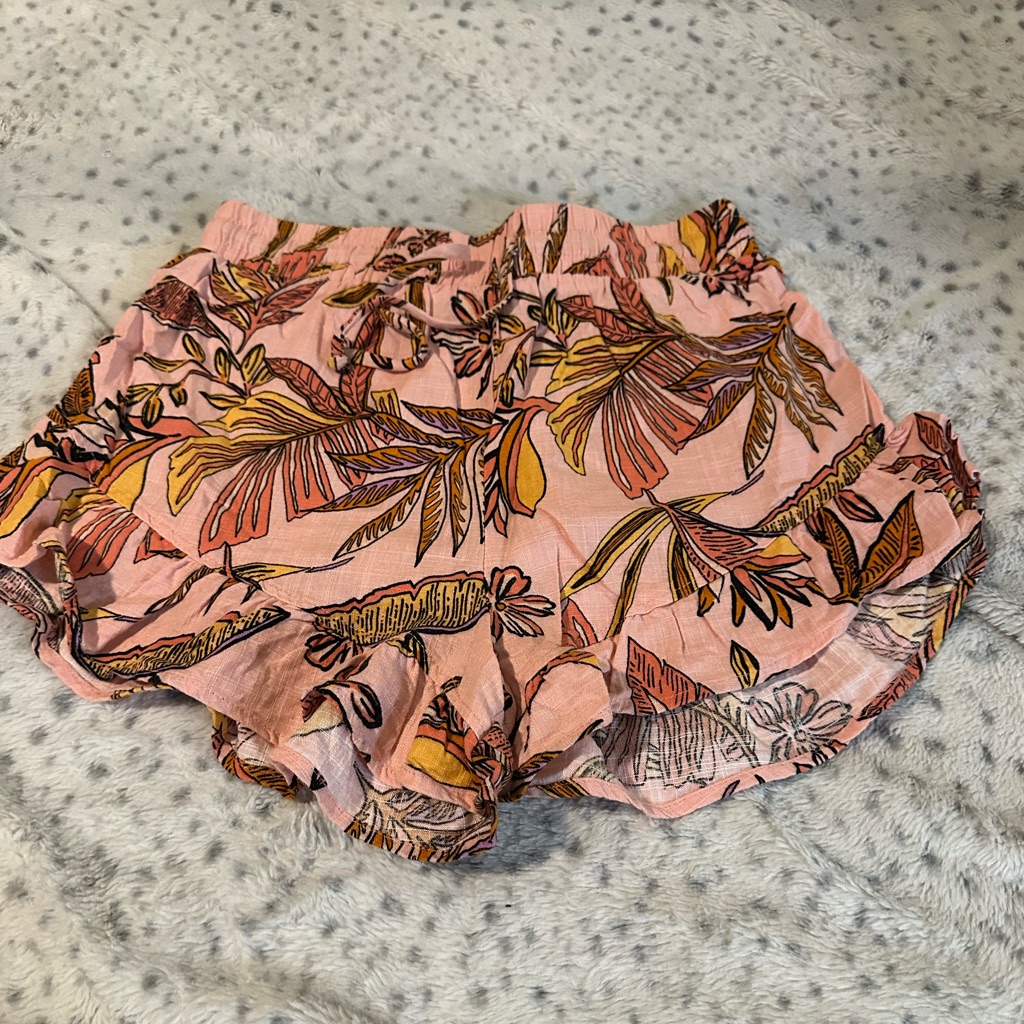 Wild Fable Pink Floral High Waist Shorts